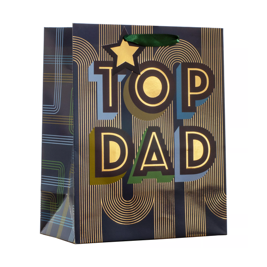 Partisan 6 Pack Gift Bag Top Dad Large