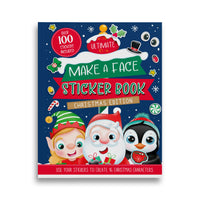 Christmas Make A Face Stick Book 12pk