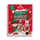 Xmas Colour By Numbers Book 12pk