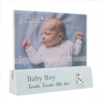 Bambino Block Frame 6 x 4in - Baby Boy - Tiger Feet Ireland