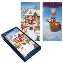15 Slim Balloon Santa Cards Christmas - Tiger Feet Ireland