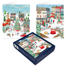 15 Luxury Town Scene Cards Christmas - Tiger Feet Ireland