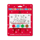 Activity Xmas Paint Your Own Canvas 12pk
