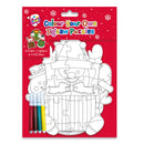Activity Xmas Colour Your Own Jigsaw 12pk