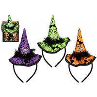 Witches Hat Headband 12pk