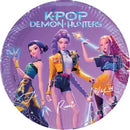 KPop Demon Hunters Paper Plates 23cm 8pk - Tiger Feet Ireland