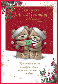 Simon Elvin 6pk Cards C50 Christmas Nan & Grandad - Tiger Feet Ireland