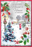 Simon Elvin 6pk Cards C50 Christmas House To House - Tiger Feet Ireland