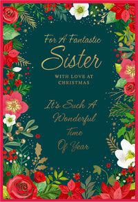 Simon Elvin 6pk Cards C50 Christmas Sister - Tiger Feet Ireland