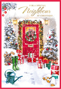 Simon Elvin 6pk Cards C50 Christmas Neighbour - Tiger Feet Ireland
