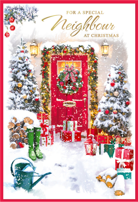 Simon Elvin 6pk Cards C50 Christmas Neighbour - Tiger Feet Ireland