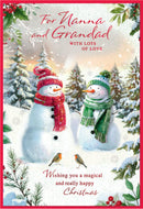 Simon Elvin 6pk C50 Christmas Nanna & Grandad - Tiger Feet Ireland