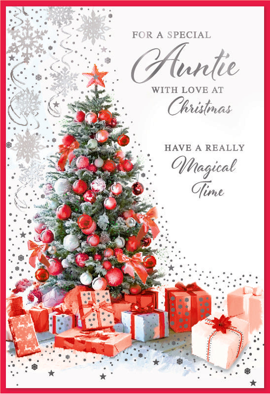 Simon Elvin 6pk Cards C50 Christmas Auntie - Tiger Feet Ireland