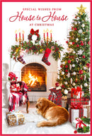 Simon Elvin 6pk Cards C50 Christmas House To House - Tiger Feet Ireland