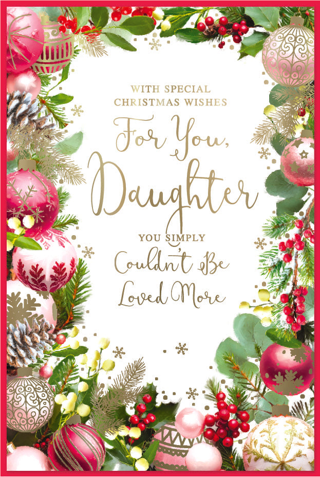 Simon Elvin 6pk Cards C50 Christmas Daughter - Tiger Feet Ireland