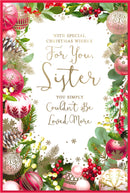 Simon Elvin 6pk Cards C50 Christmas Sister - Tiger Feet Ireland