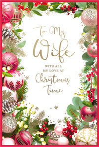 Simon Elvin 6pk Cards C50 Christmas Wife - Tiger Feet Ireland