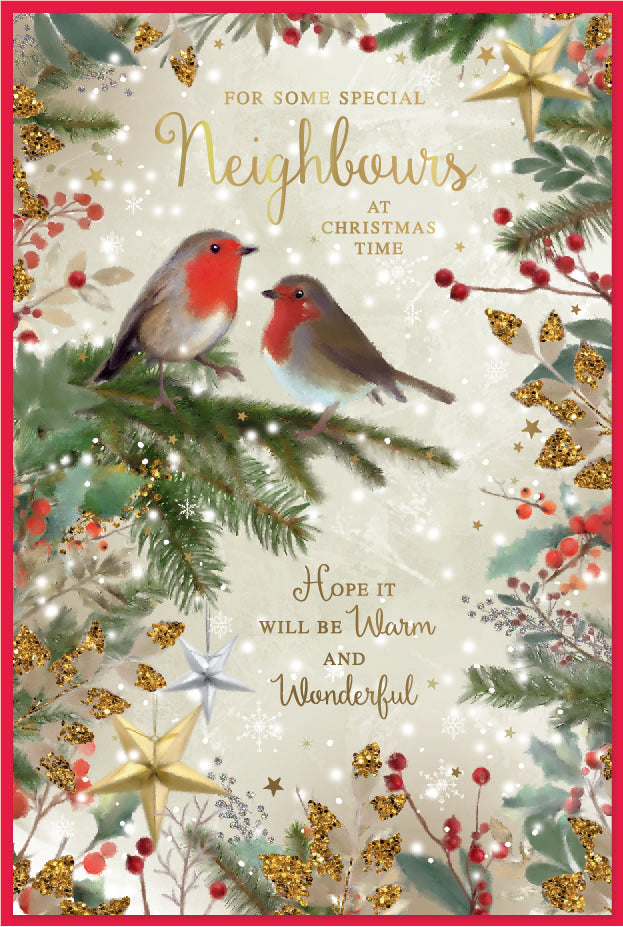 Simon Elvin 6pk Cards C50 Christmas Neighbours - Tiger Feet Ireland