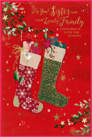 Simon Elvin 6pk C50 Christmas Sister & Family - Tiger Feet Ireland