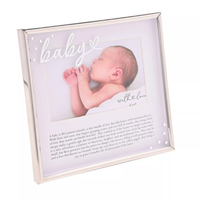 Frame With Love Silver Word 6in X 4in Baby - Tiger Feet Ireland
