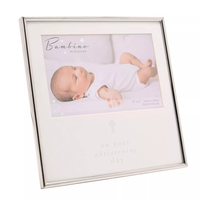 Bambino Silver Frame 6in X 4in Christening - Tiger Feet Ireland