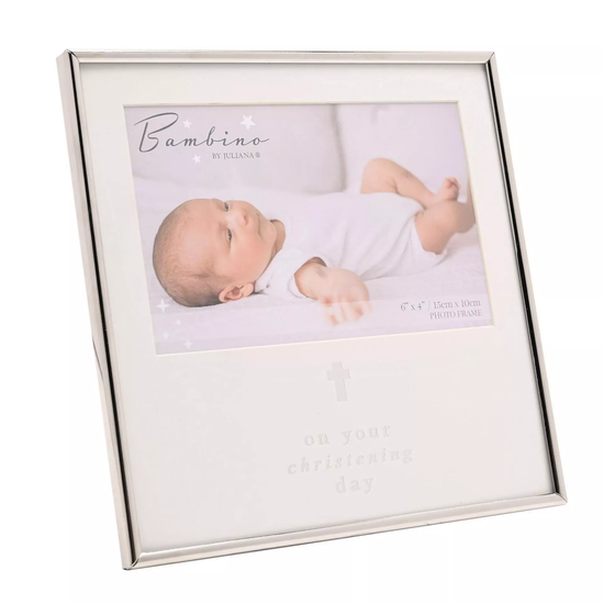 Bambino Silver Frame 6In X 4In Christening