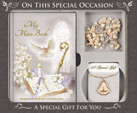 Confirmation Gift Set Book/Rosary/Necklet - Tiger Feet Ireland
