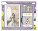 Communion Gift Set Book/Rosary/Necklet - Tiger Feet Ireland