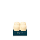 4pk Pillar Candle 50/80 Ivory - Tiger Feet Ireland