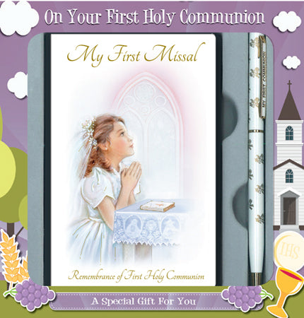 Communion Gift Set Book/Pen - Tiger Feet Ireland