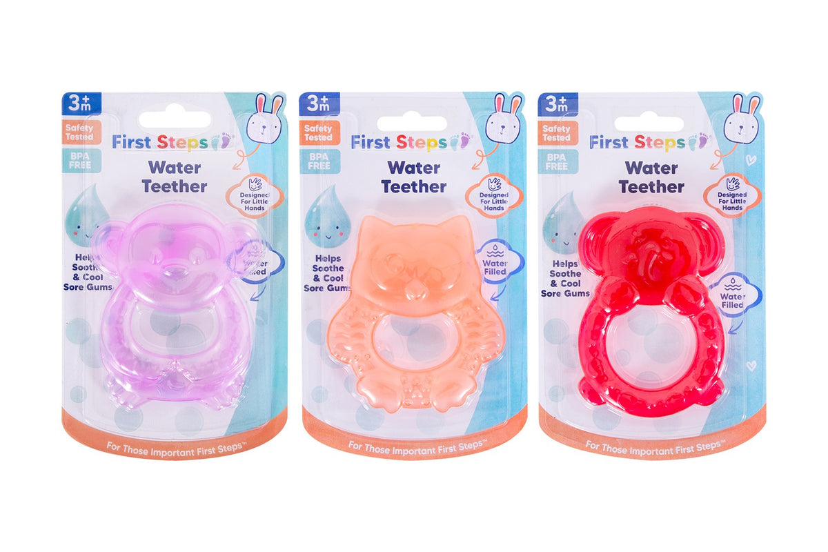 3pk Waterfilled Baby Teether - Tiger Feet Ireland