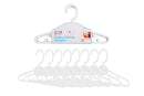 Baby Clothes Hangers 8 Pack White - Tiger Feet Ireland