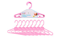 Baby Clothes Hangers 8 Pack Pink - Tiger Feet Ireland