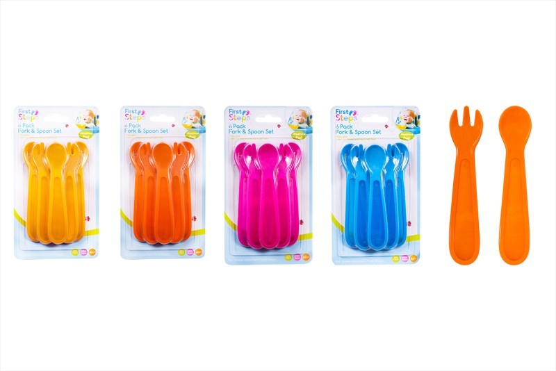 4pk Spoon & Fork Set of 6 - Tiger Feet Ireland