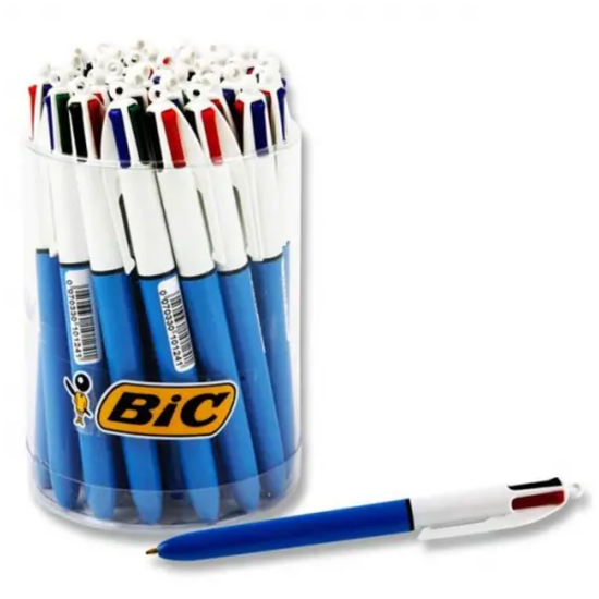 36Pk Bic 4 Colour Medium - Tub