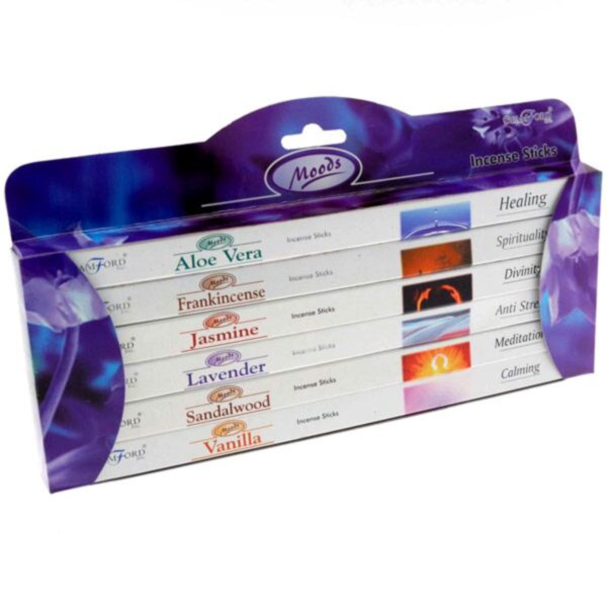 6Pc Incense Sticks - Moods - Tiger Feet Ireland