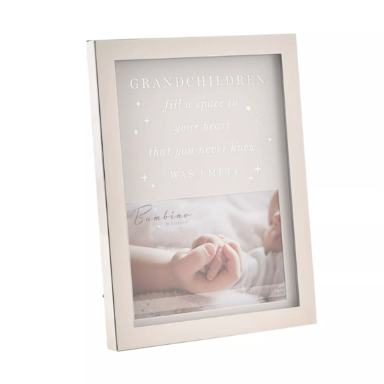 Metal Plated Grandchildren Photo Frame 6 X 4