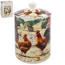 Cockerel & Hen Canister - Tiger Feet Ireland