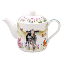 Farmyard Tea Pot - Tiger Feet Ireland