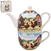 Cockerel & Hen Tea For One - Tiger Feet Ireland