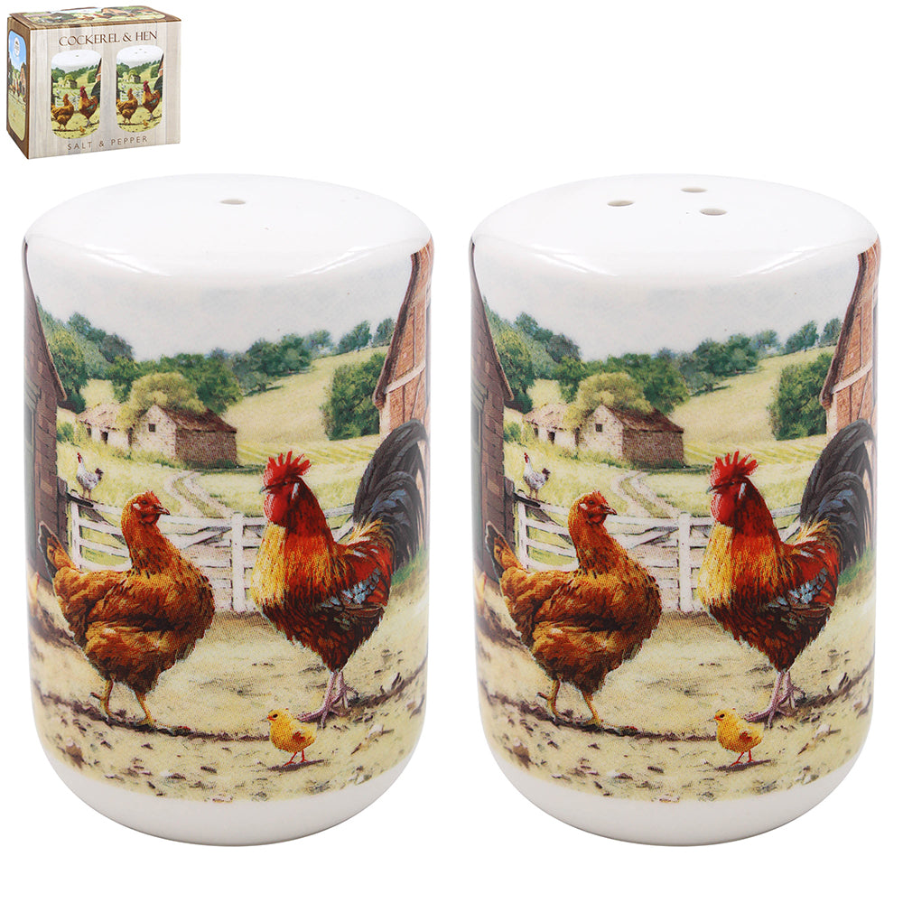 Cockerel & Hen Salt & Pepper - Tiger Feet Ireland