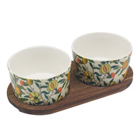 Tray Fruits Snack Bowls Wooden - Tiger Feet Ireland