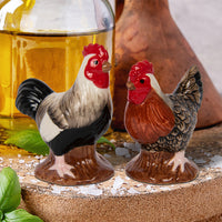 Cockerel Salt & Pepper Set - Tiger Feet Ireland