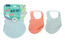 Pack 2 Silicone Bibs - Tiger Feet Ireland