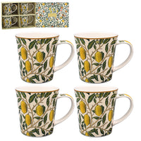 Fruits Mugs Set of 4 - Tiger Feet Ireland