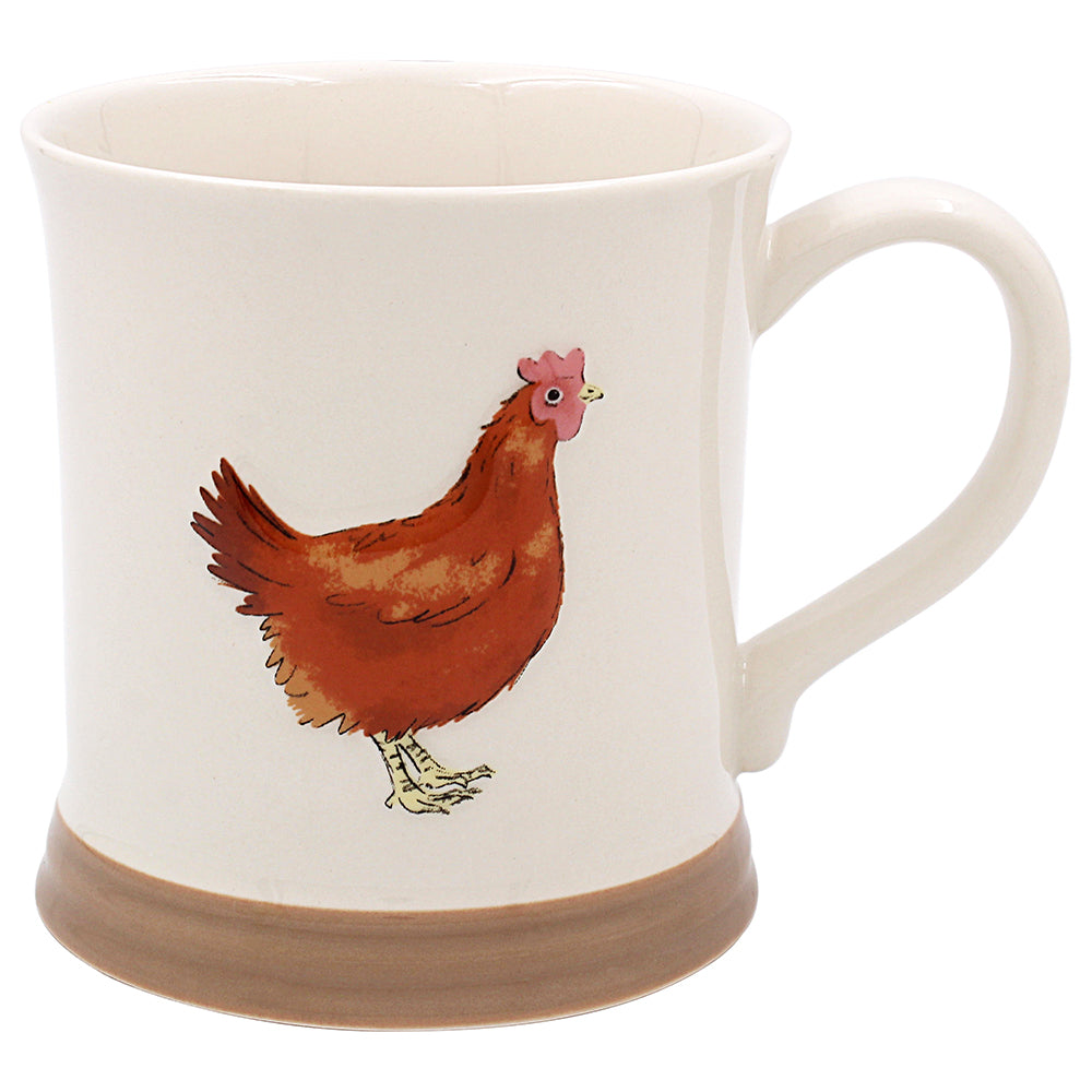 Mug Hen Embossed - Tiger Feet Ireland