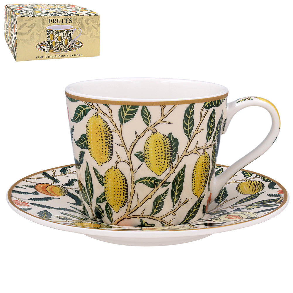 Fruits Cup & Saucer Set - Tiger Feet Ireland