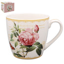 Redoute Rose Breakfast Mug - Tiger Feet Ireland