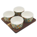 Tray Fruits Snack Bowls Wooden - Tiger Feet Ireland