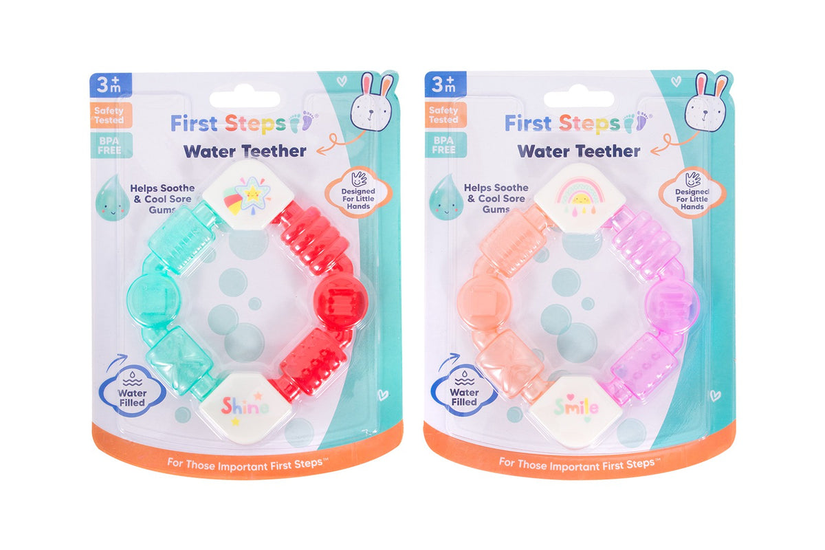 2pk Decorated Watterfilled Teether - Tiger Feet Ireland
